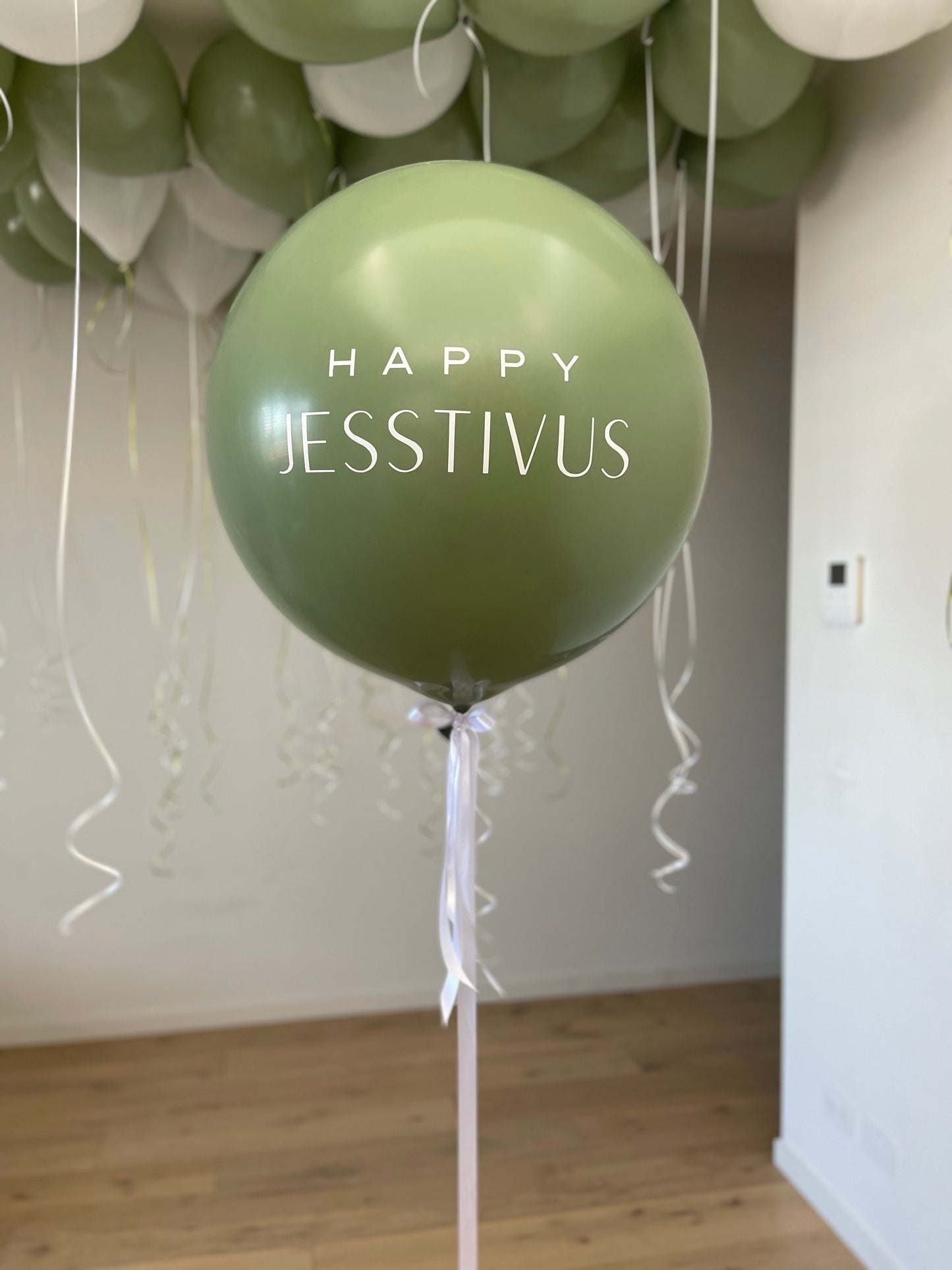 Corporate Logo Balloon with 20 Ceiling Balloons