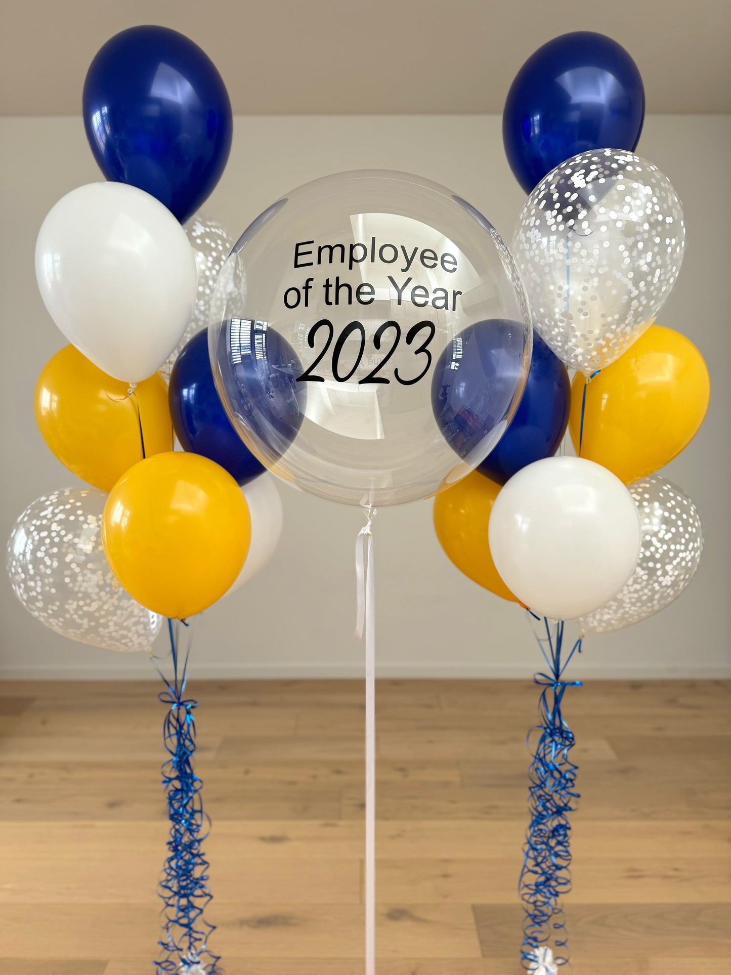 Personalised Balloon with 2 Bouquets - Company colours