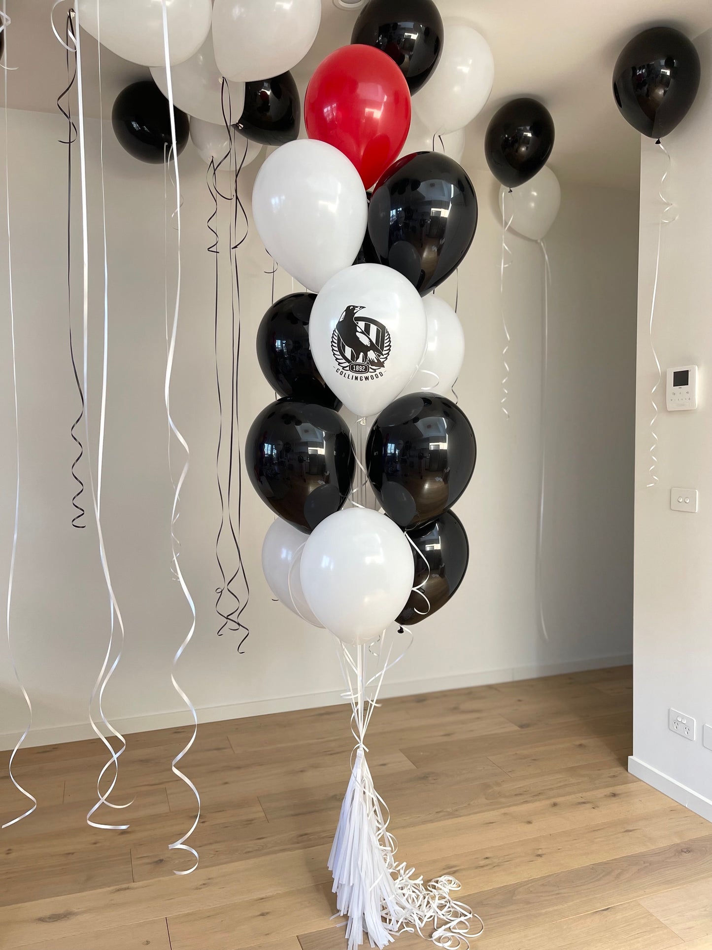 Balloon Bouquet and Ceiling Balloons - Football Theme