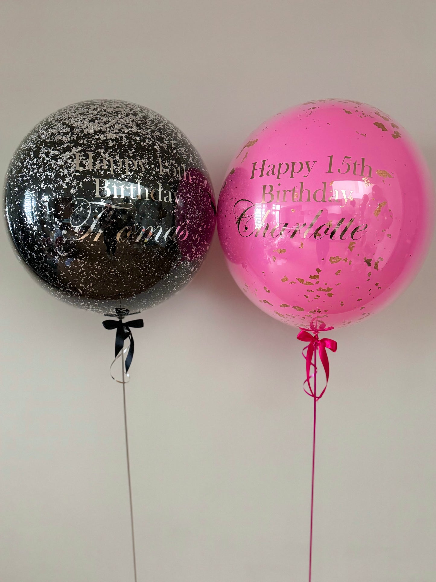 Personalised Gold Leaf Jumbo Balloon