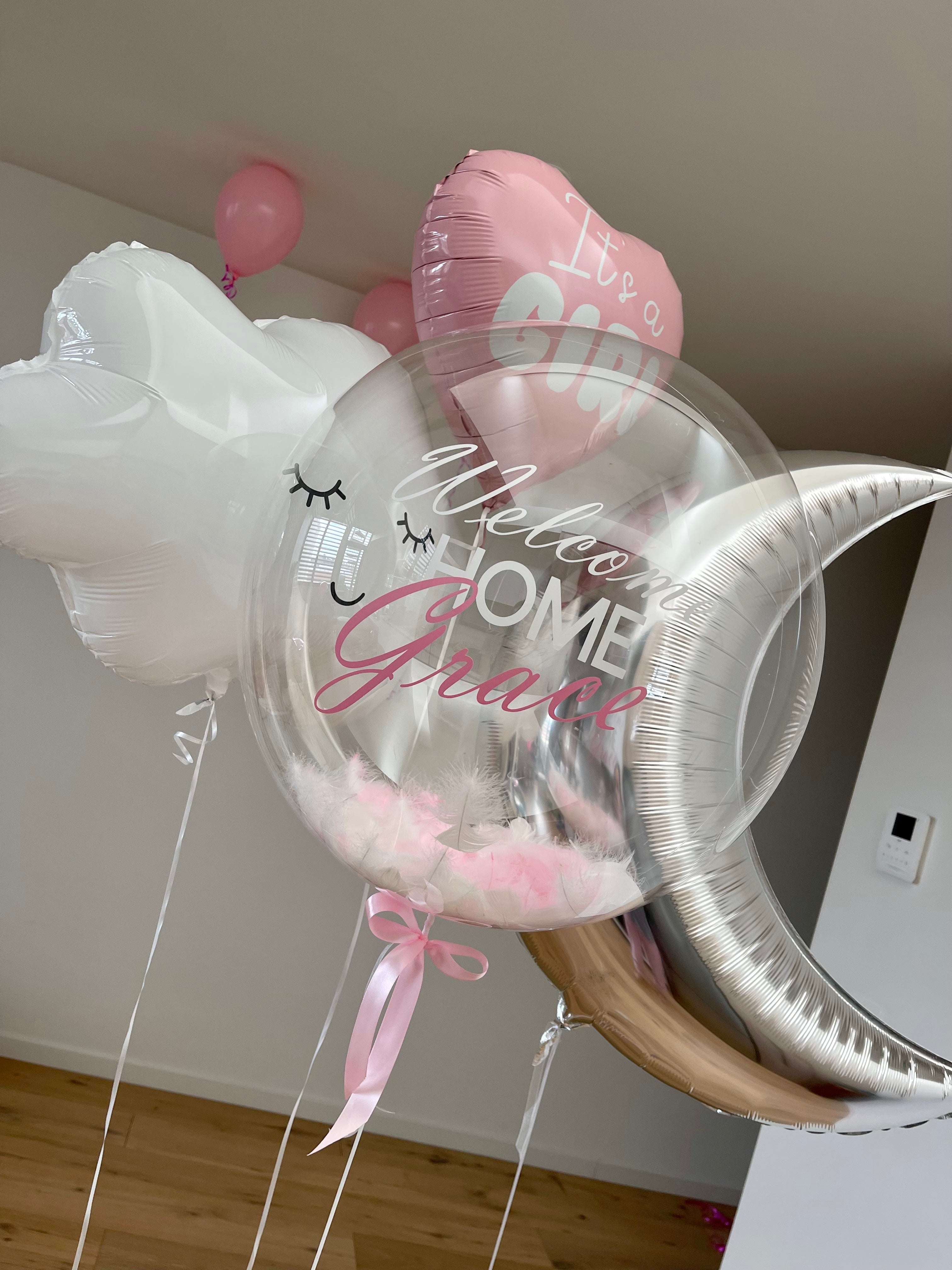 Welcome Home Balloons For Newborn Baby Girl Balloon Bloom Welcome Home Balloons For Newborn Baby Girl Balloon Bloom