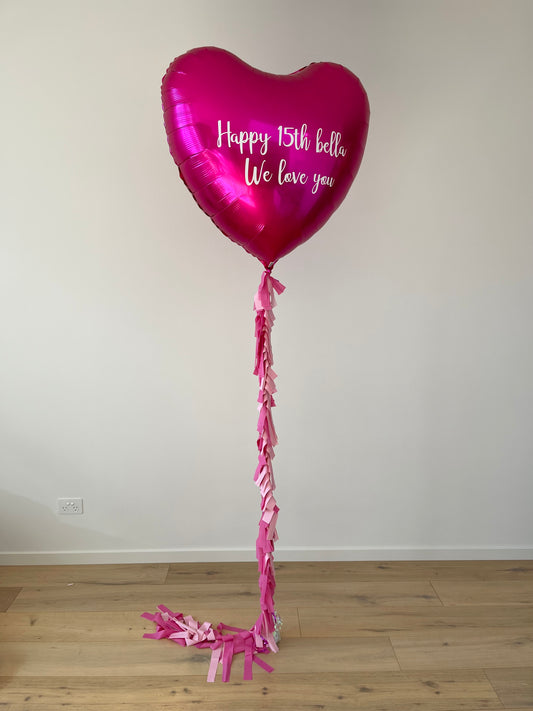 Giant Pink Heart Balloon