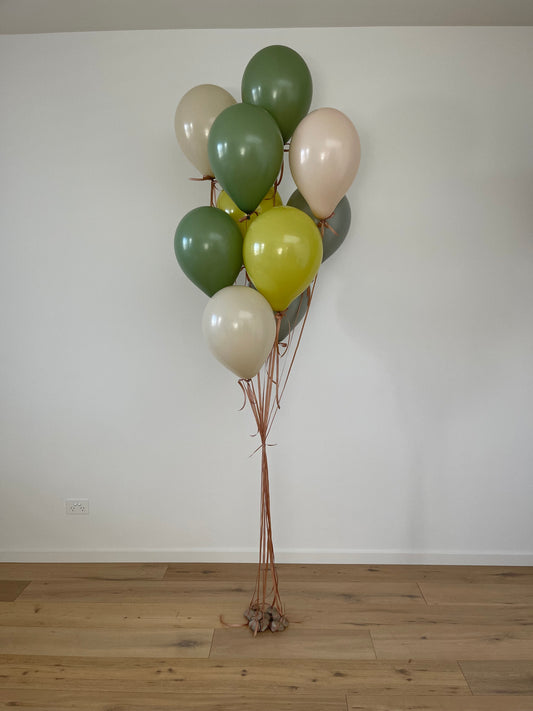 Olive Green Balloon Bouquet