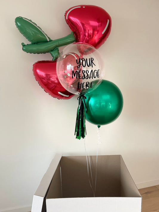 Cherry Balloon Surprise Box