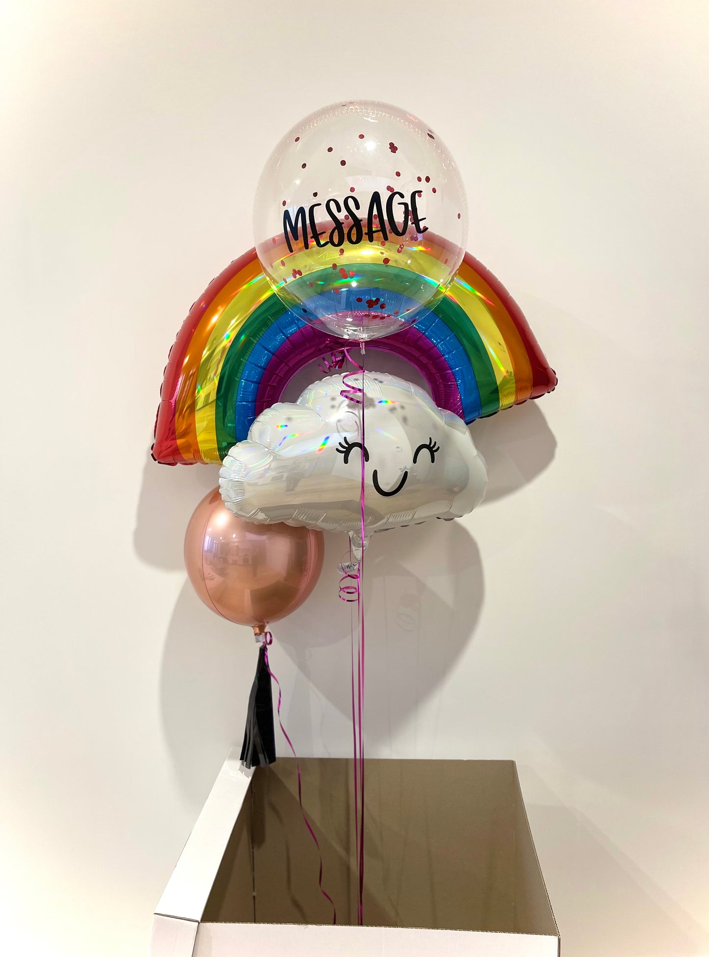 Personalised Rainbow and Happy Cloud Surprise Box